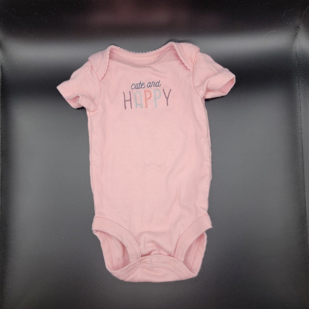 Carter's Pink Child Of Mine Newborn Bodysuit